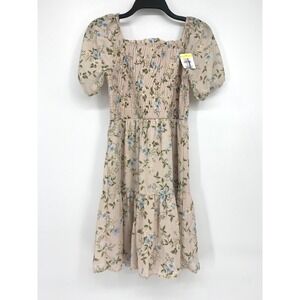 Rare Editions Floral Smocked Tiered Dress - Girls Size 16 NWOT‎